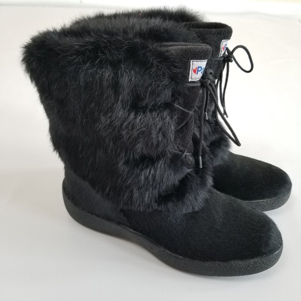 PAJAR Fur Boots Made in Italy Size 10 Barely Worn